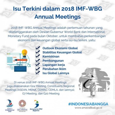 Isu Terkini dalam 2018 IMF-WBG Annual Meetings - 20180927